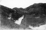 Karangahake, before settlement, circa 1884.